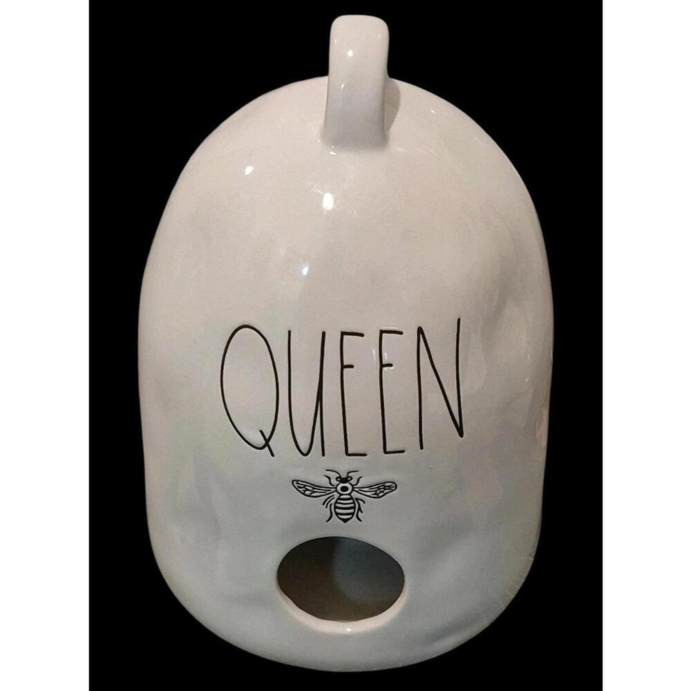 Rae Dunn"QUEEN BEE" Bee hive Birdhouse